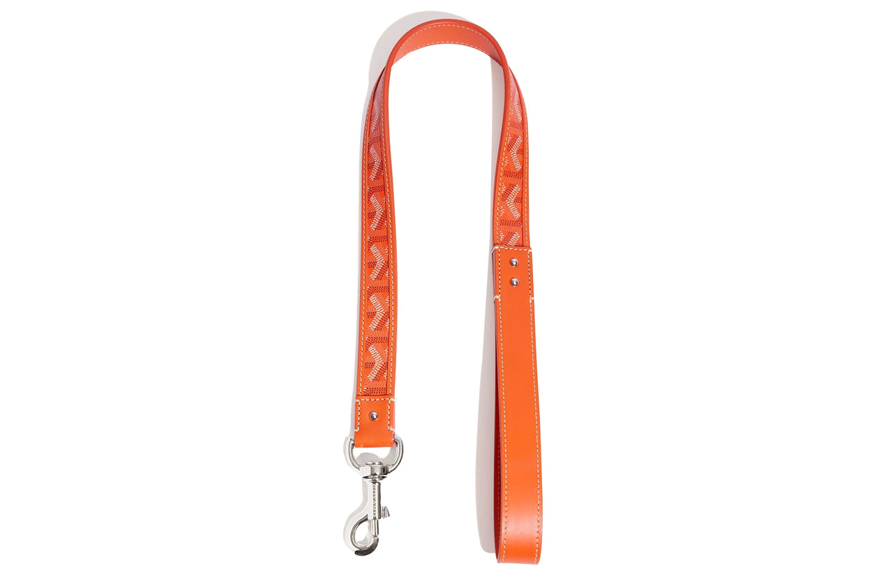 GOYARD Goyardine Canvas With Vauzelles Calfskin Dog's Teeth Bag Straps Unisex Orange
