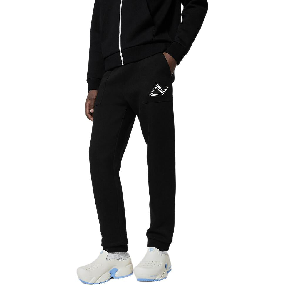 LOUIS VUITTON Knitted Sweatpants Men's Black