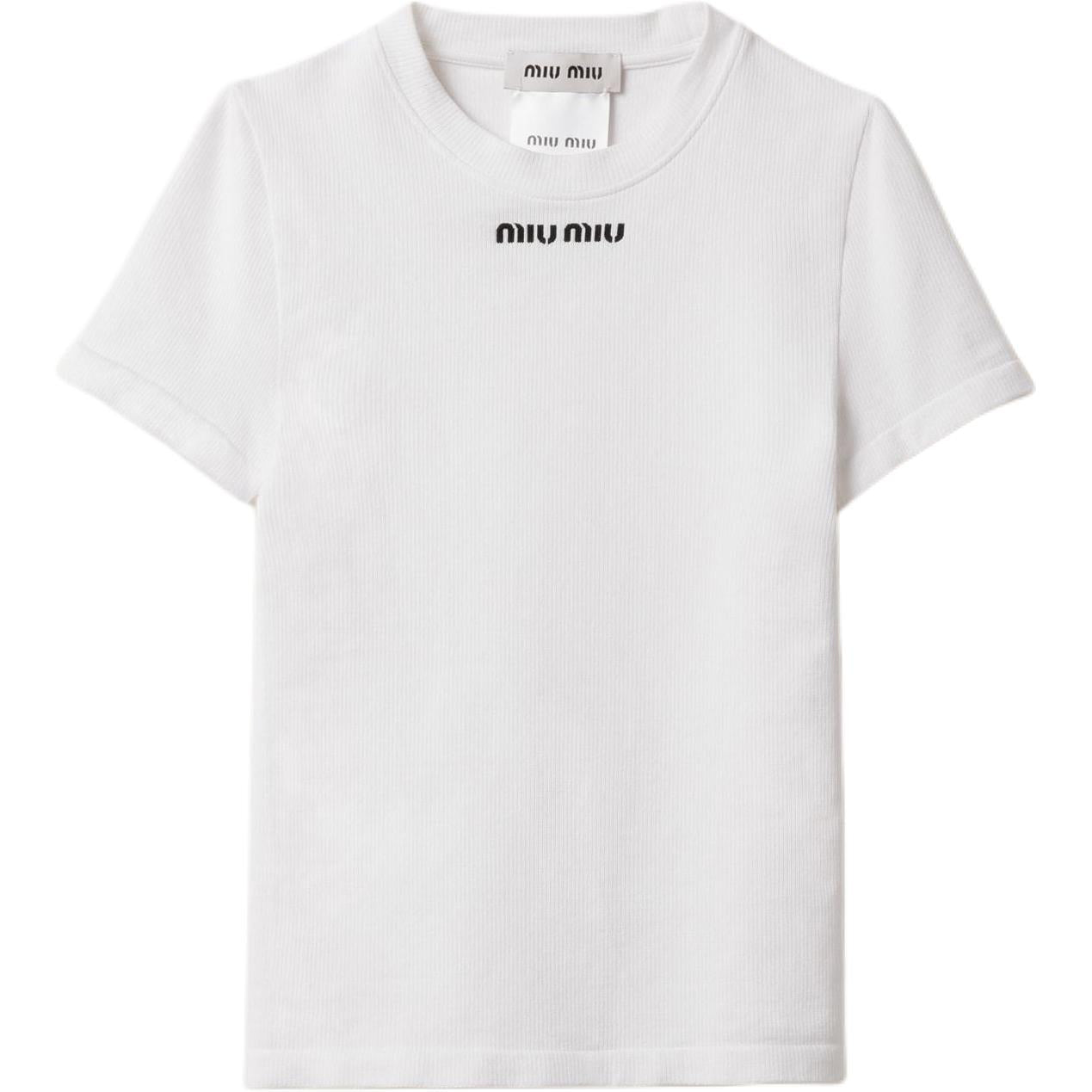 MIU MIU Regular T Shirt Women's White