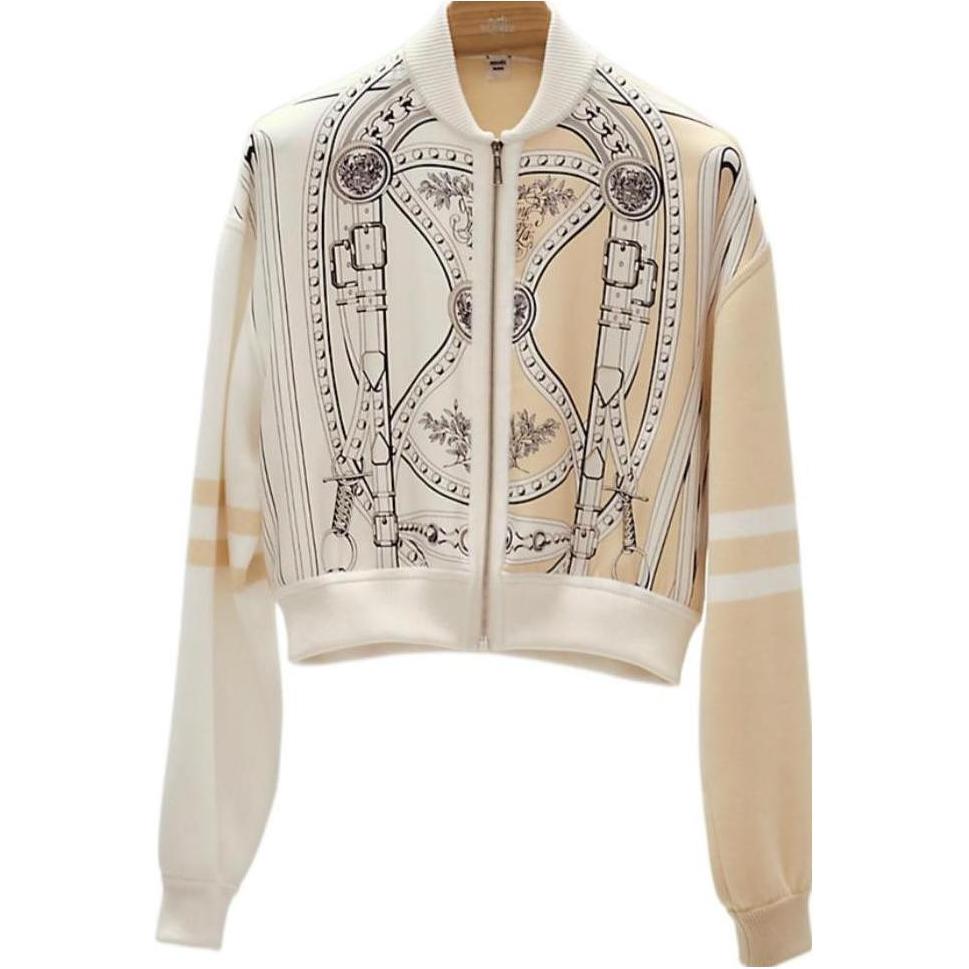 HERMES FW22 Jackets Coats Women's Cream