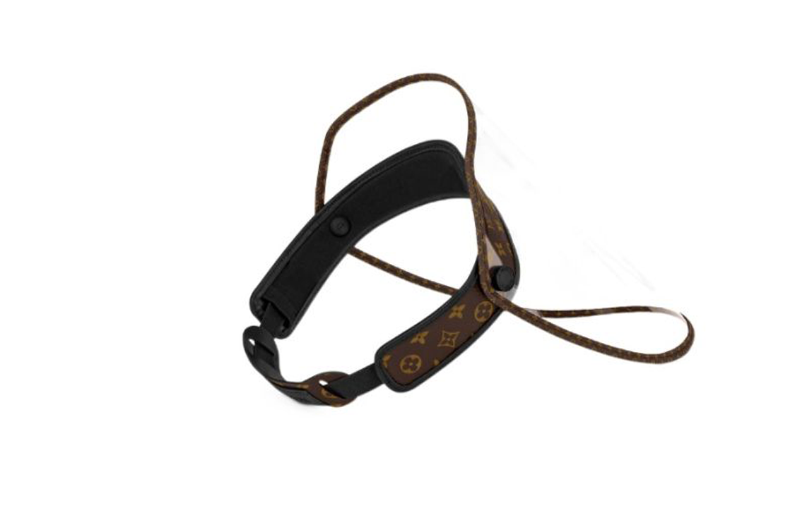 LOUIS VUITTON Canvas, Leather Sun Hat Women's Brown