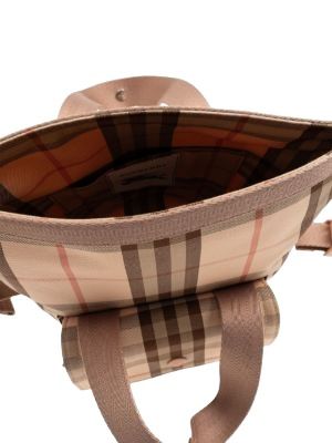 (WMNS) Burberry Check Printed Tote Bag 'Archive Beige' 8100227