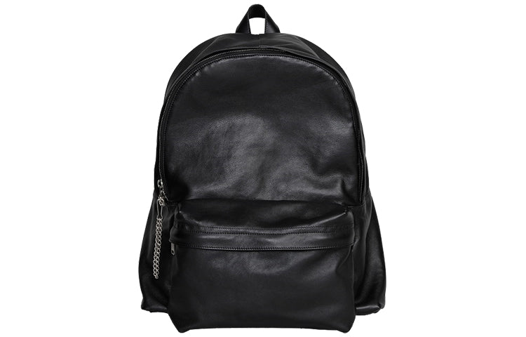 CELINE Cow Leather Backpack Medium Size Men's Black