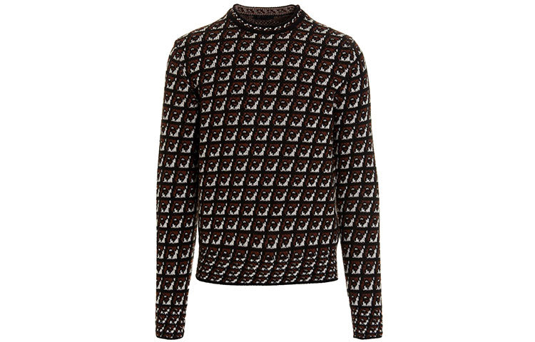 PRADA Cashmere Sweaters Men Brown