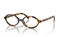 MIU MIU Eyewear Tortoiseshell effect Oval Glasses