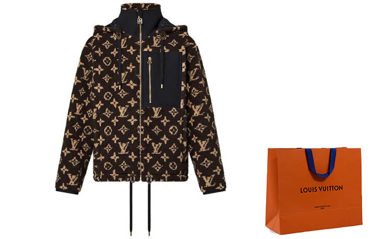 معاطف قصيرة من LOUIS VUITTON خريف وشتاء 2022 للنساء باللون البني