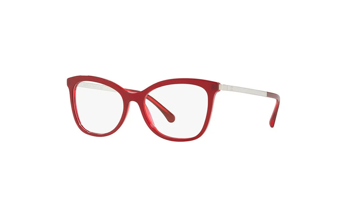 CHANEL - Square Eyeglass Frames Unisex Red