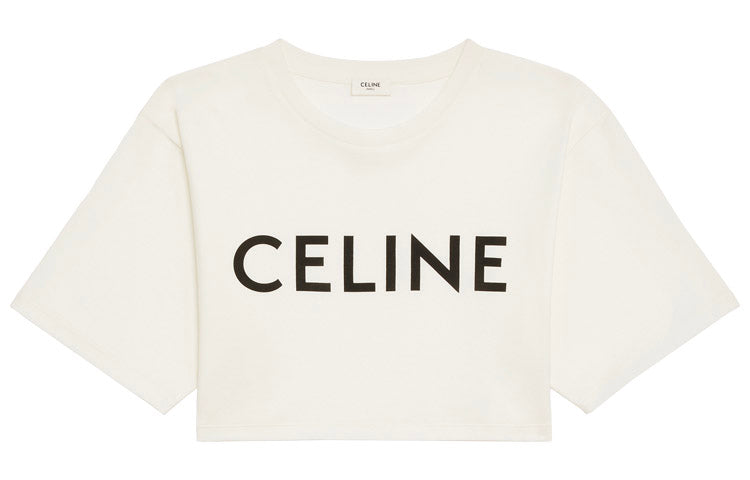 CELINE Crop Tops Women's Light Umber