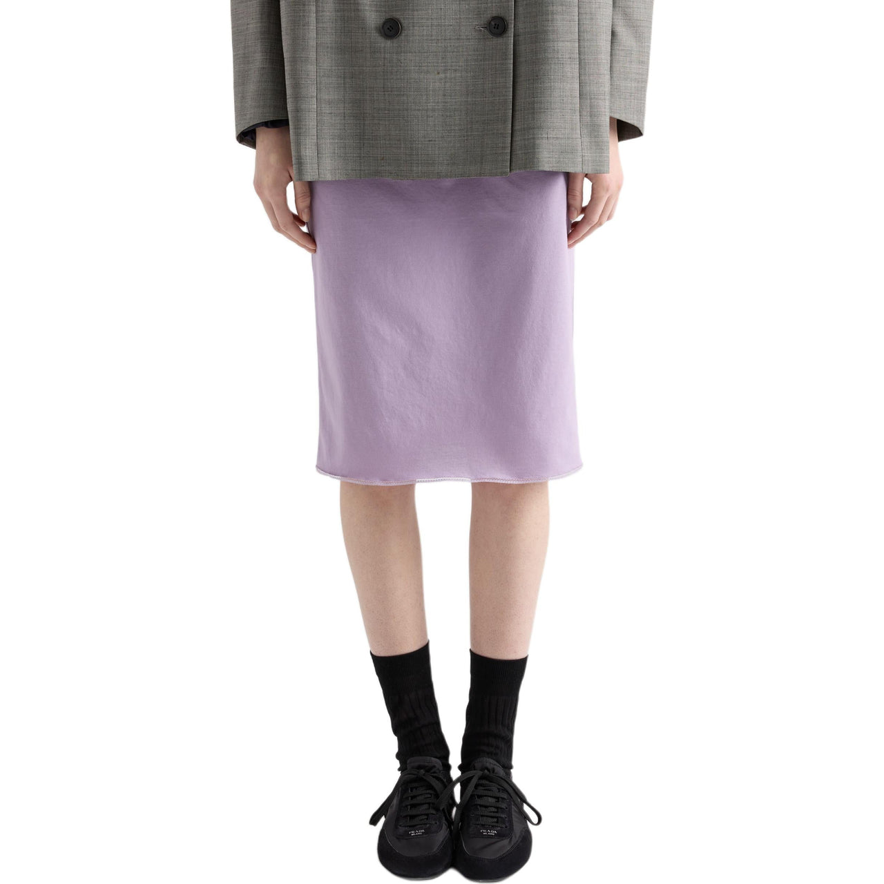 PRADA Casual Short Skirts Women's Purple