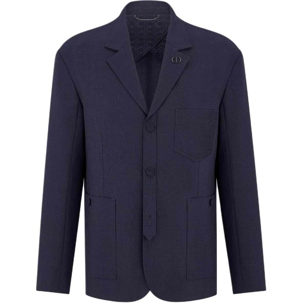 DIOR SS25 Business Suit Coat Men's Blue