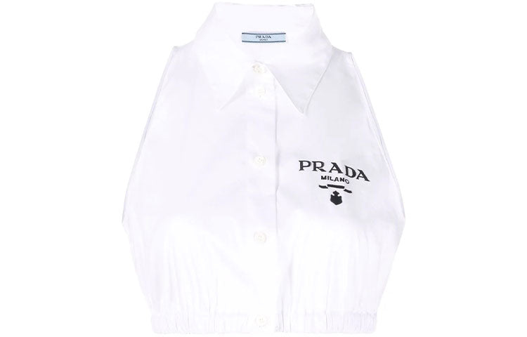 PRADA Crop Tops Women's White