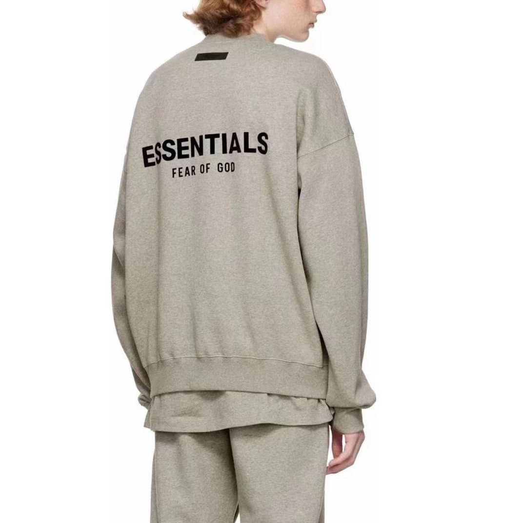 Fear of God Essentials SS23 Crewneck 'Dark Oatmeal' FOG-SS23-359
