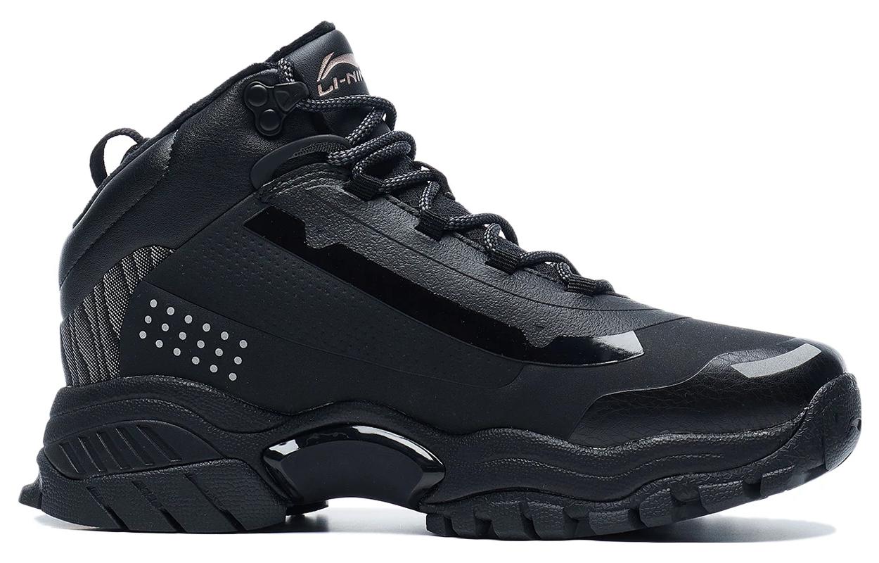 (WMNS) Li-Ning Conqueror Lite Winter Warm Fleece 'Black' AGLT184-1