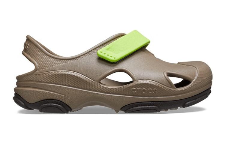 (PS) Crocs All Terrain Fisherman Sandals 'Beige Green' 208351-260