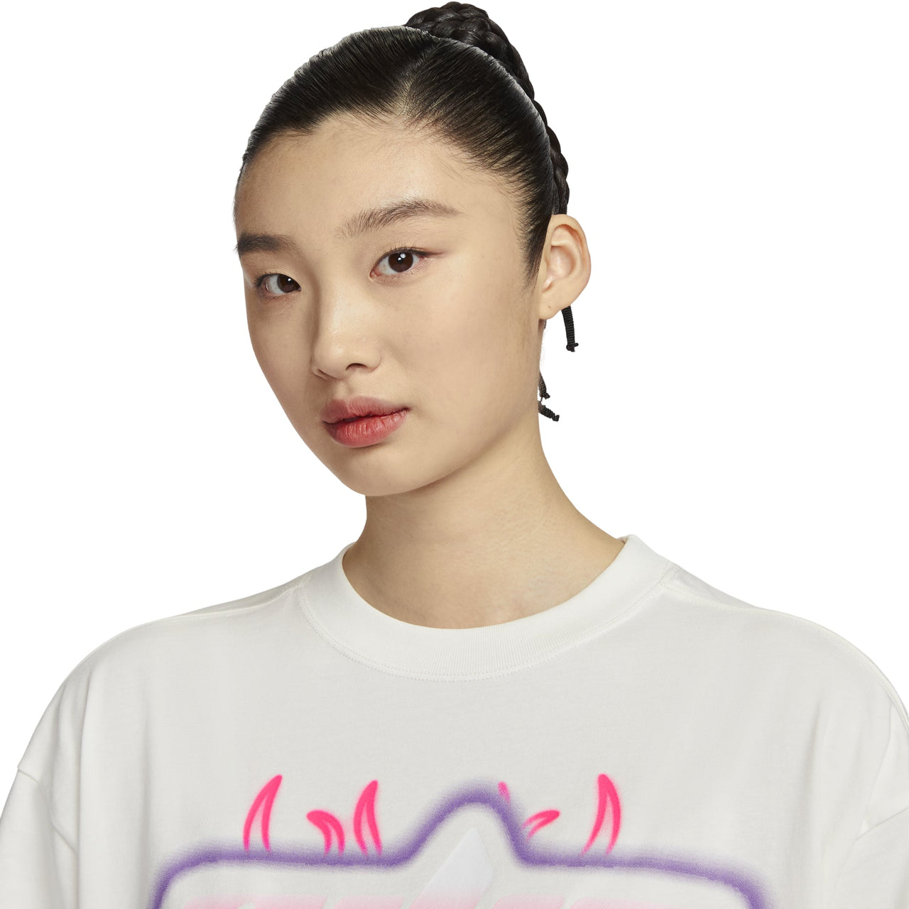 (WMNS) Nike Sportswear Oversized T-shirt Asia Sizing 'Sail' FZ1147-133