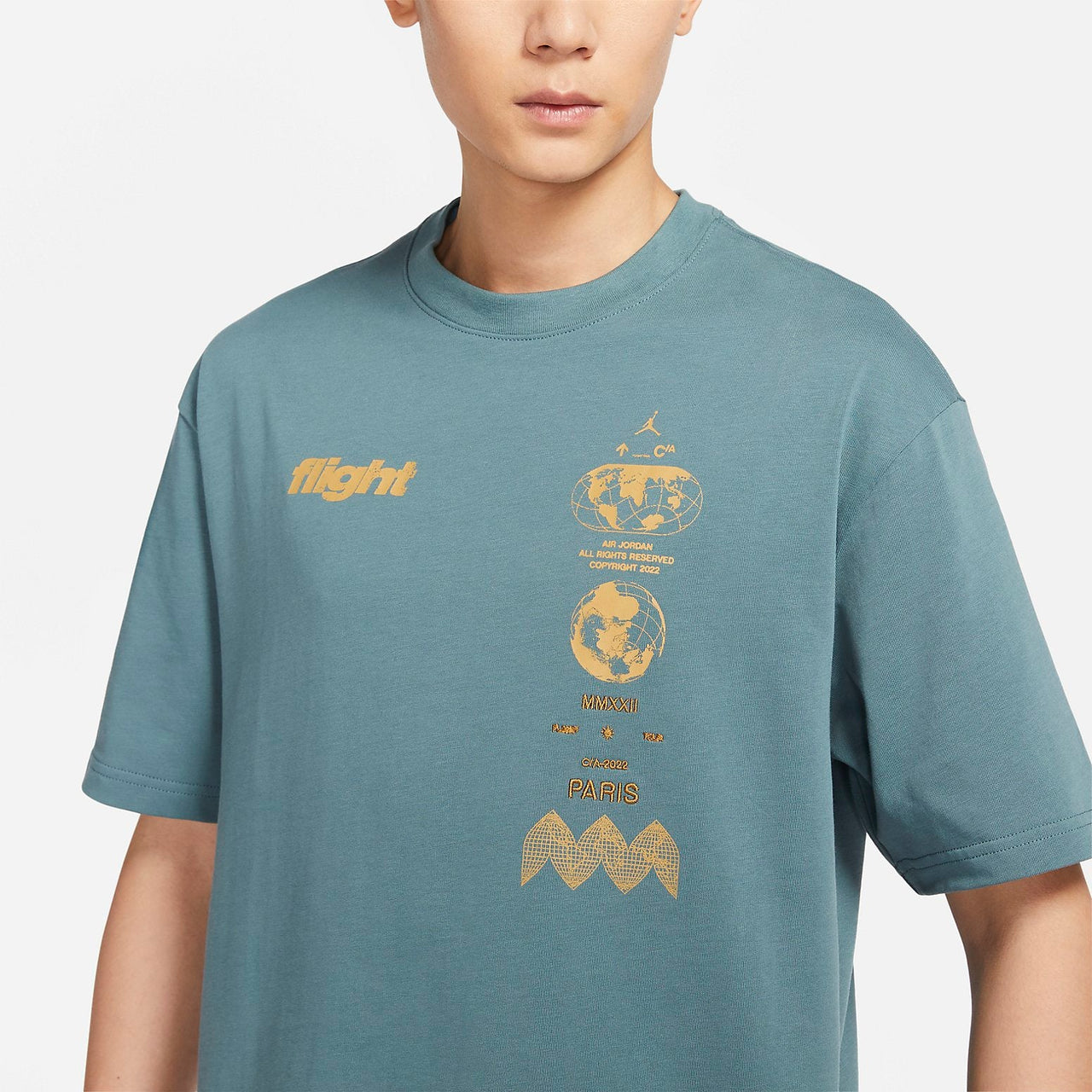 Air Jordan Heritage Short Sleeve Tee 'Blue' DV3076-384