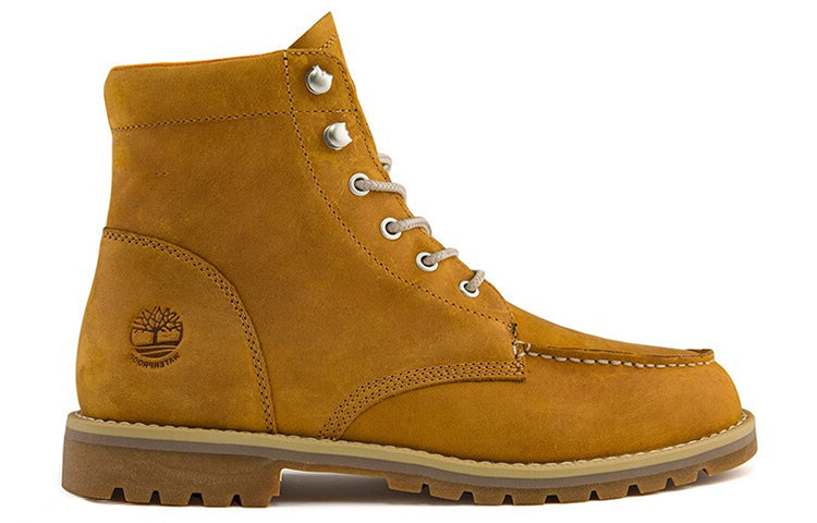 Timberland Redwood Falls Waterproof Moc-Toe Wide-Fit Boot 'Wheat Full-Grain' A2EE3