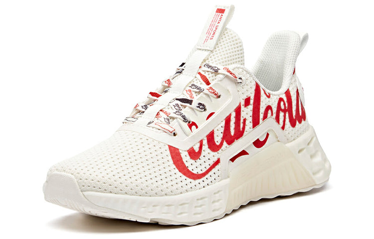(WMNS) ANTA x Coca Cola Training Series Sneakers 'Cream White Red' 12927788-7