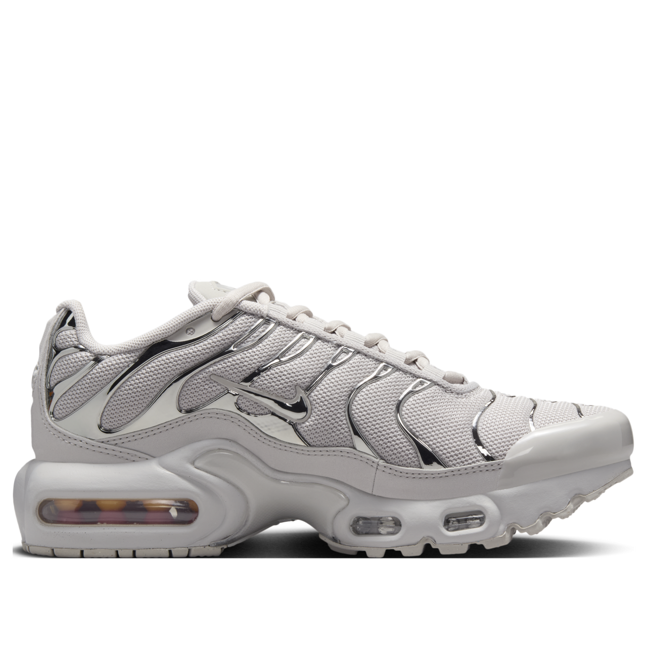 (GS) Nike Air Max Plus 'Light Iron Ore Gym Red Smoke Grey Metallic Silver' FZ0977-001