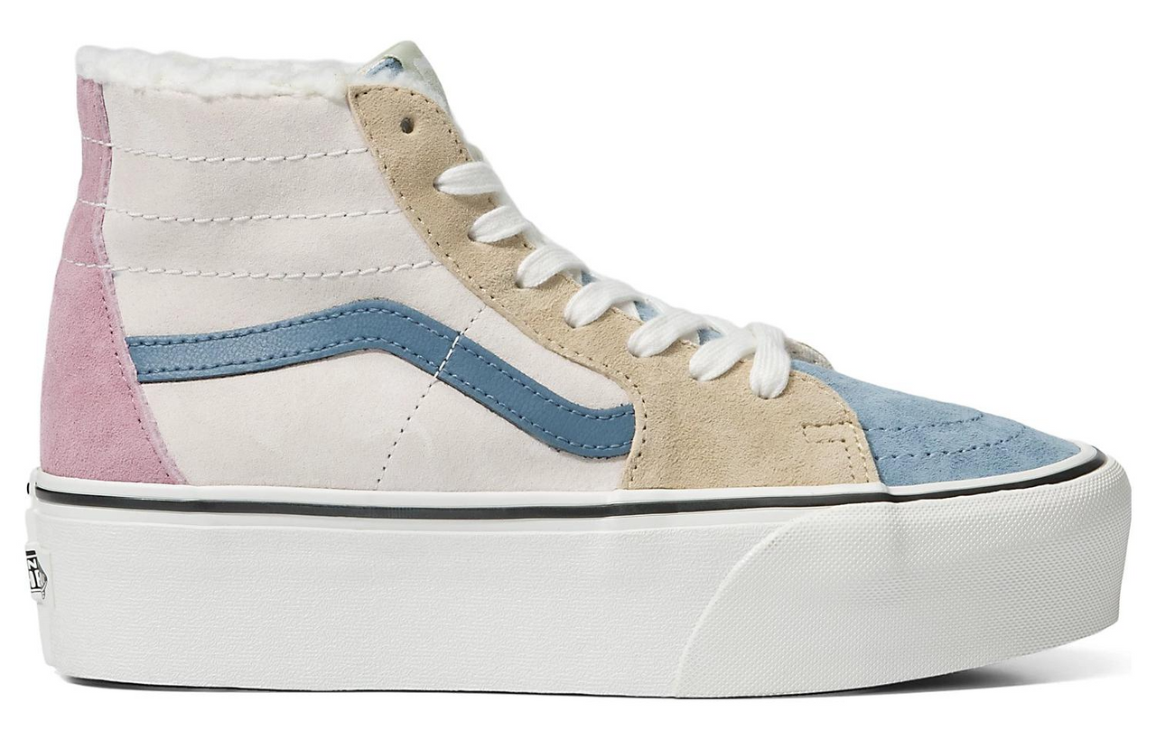 Vans SK8 HI Tapered Stackform 'White Blue Pink' VN0A7Q5PMUL