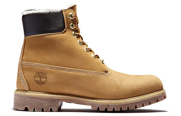 Timberland 6 Inch Premium Waterproof Warm Lined Boot 'Wheat Nubuck' A2E31231