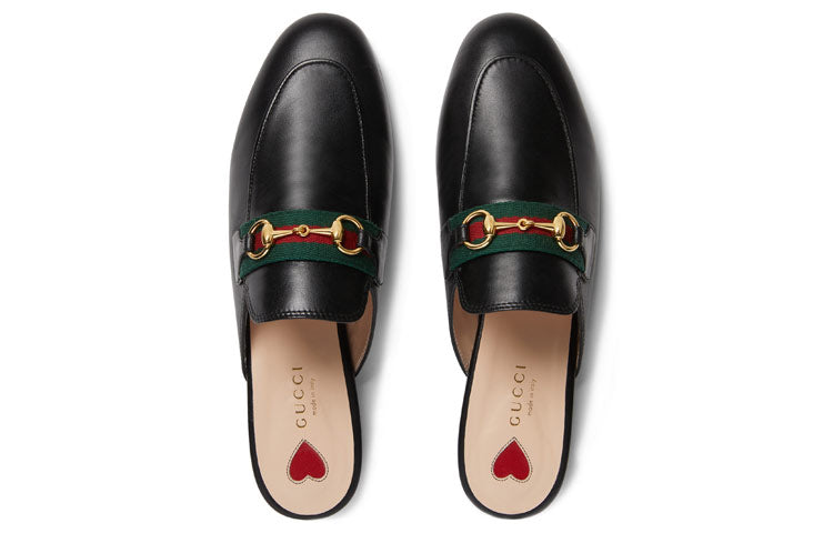 (WMNS) Gucci Princetown 'Black Gold' 629084-CQXM0-1060