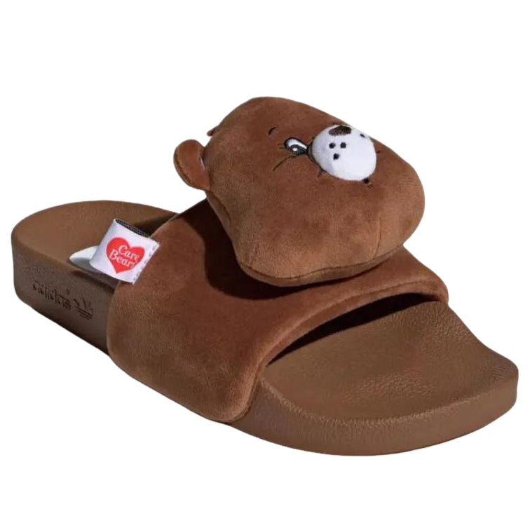 (WMNS) adidas x Care Bears Adilette Slides 'Brown' KH9953