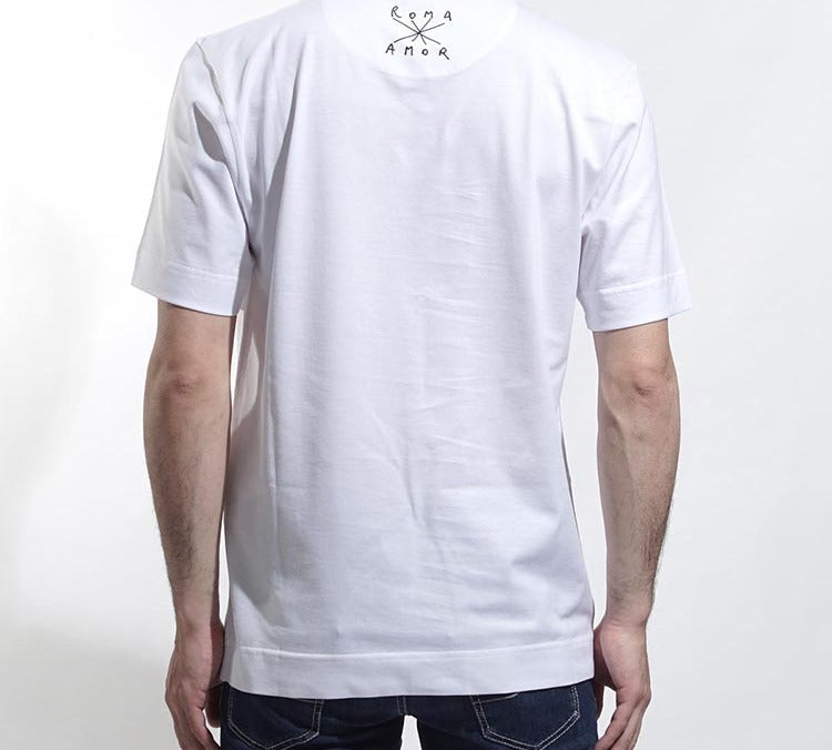 Men's FENDI Small Short Sleeve White FY0936-A6ZO-F0QA0