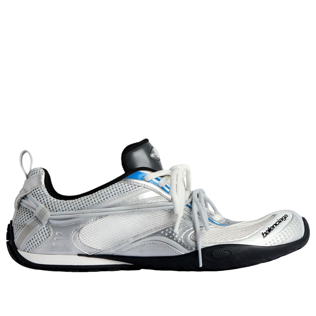 (WMNS) Balenciaga Radar Gradient Lines Sneaker 'White Grey Silver Black Blue' 865704WSTGL9114