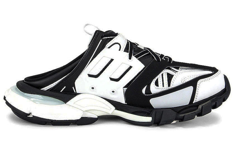 Balenciaga Track Mules 'White Black' 653814W3DA49019