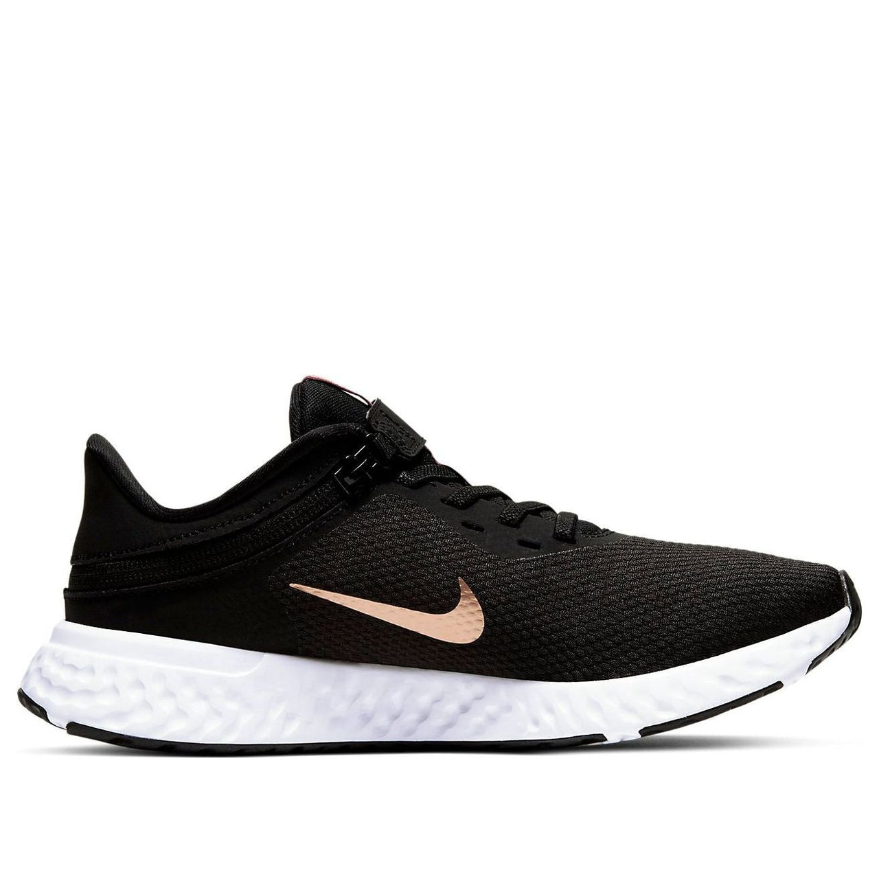 (WMNS) Nike Revolution 5 FlyEase 'Black Gold' BQ3212-003