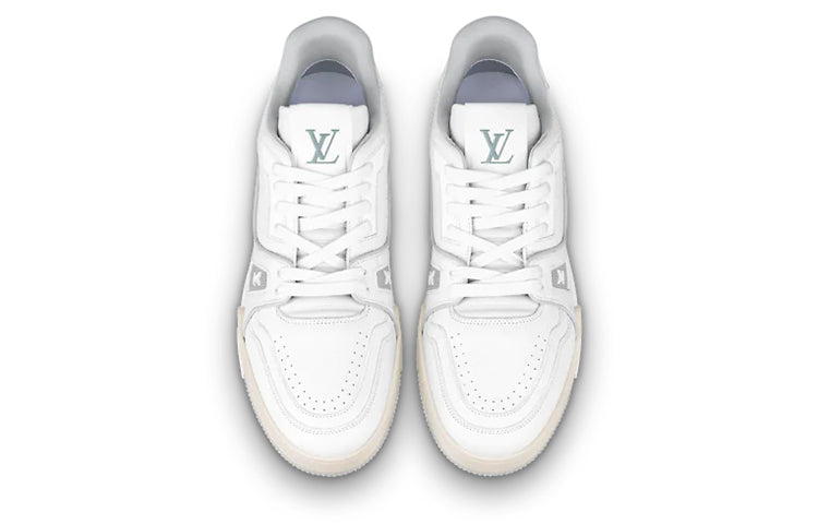 (WMNS) حذاء رياضي LOUIS VUITTON LV Trainer باللون الأبيض مع شفاف 1A9UP6