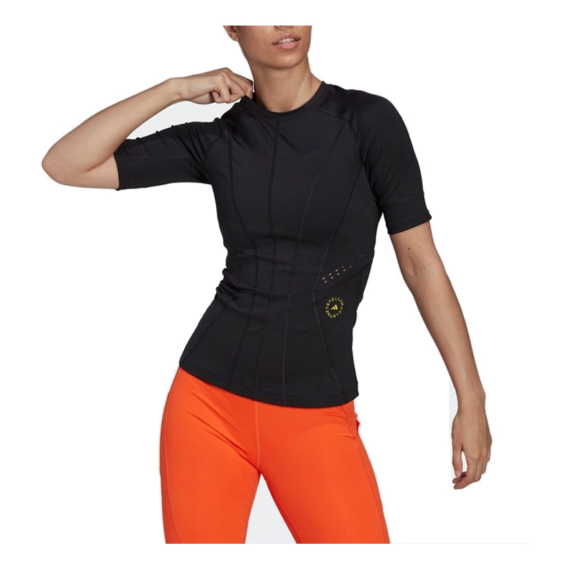 (WMNS) adidas by Stella McCartney Truepurpose Training T-Shirt 'Black' HG6871