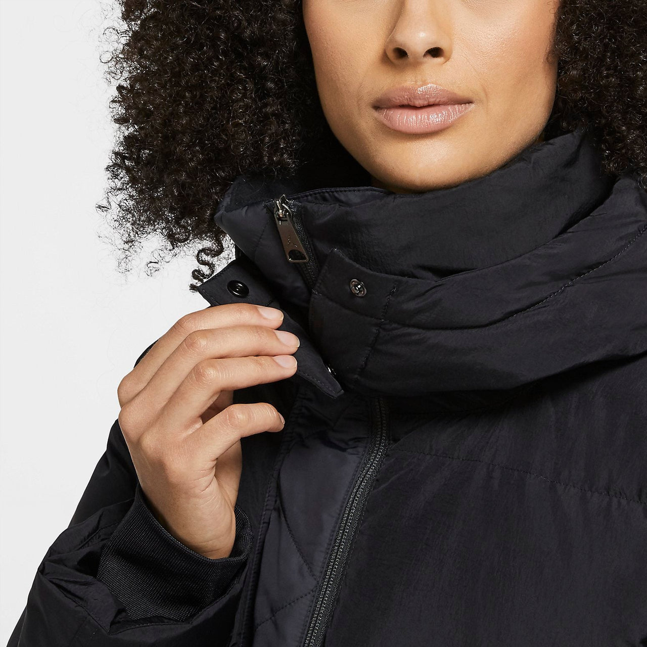 (WMNS) Air Jordan Down Parka Coat 'Black' CV2484-010