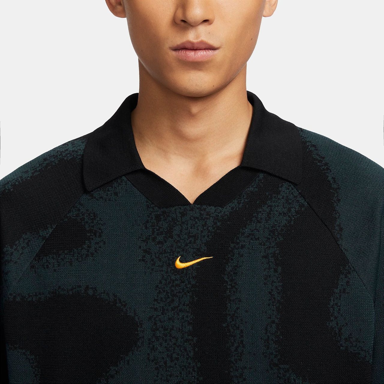 Nike Culture of Football Knit Long-Sleeve Soccer Sweater 'Green Black' FD7285-323