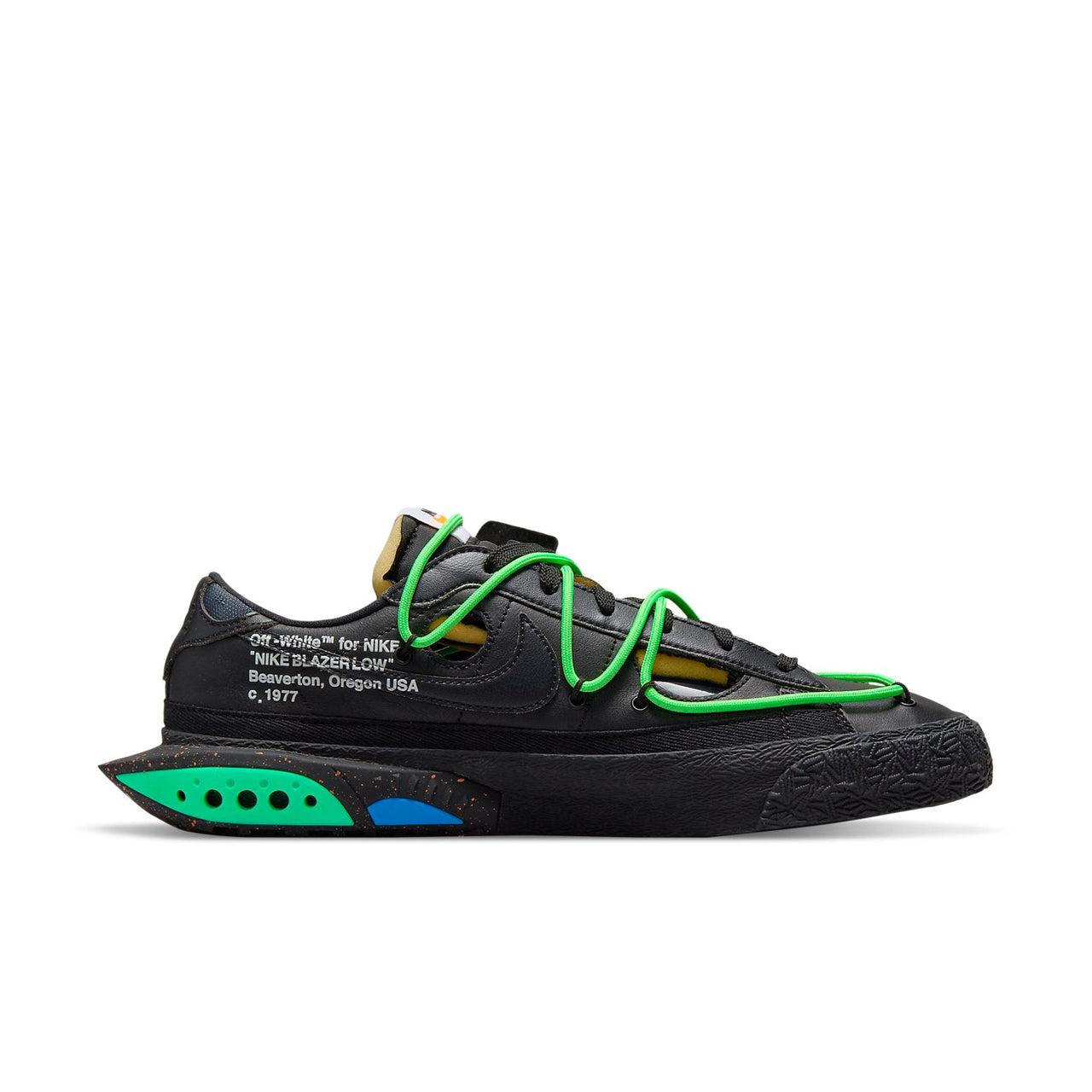 حذاء Nike x Off-White Blazer Low "أسود" DH7863-001