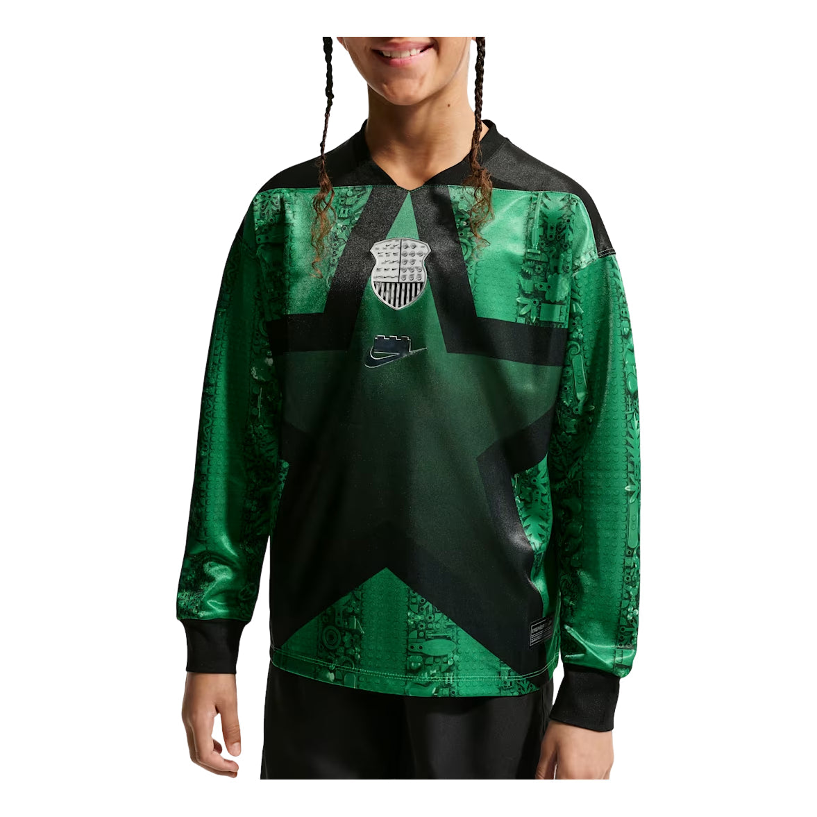(GS) Nike x LEGO Collection Goalkeeper Jersey 'Black' IO3128-010