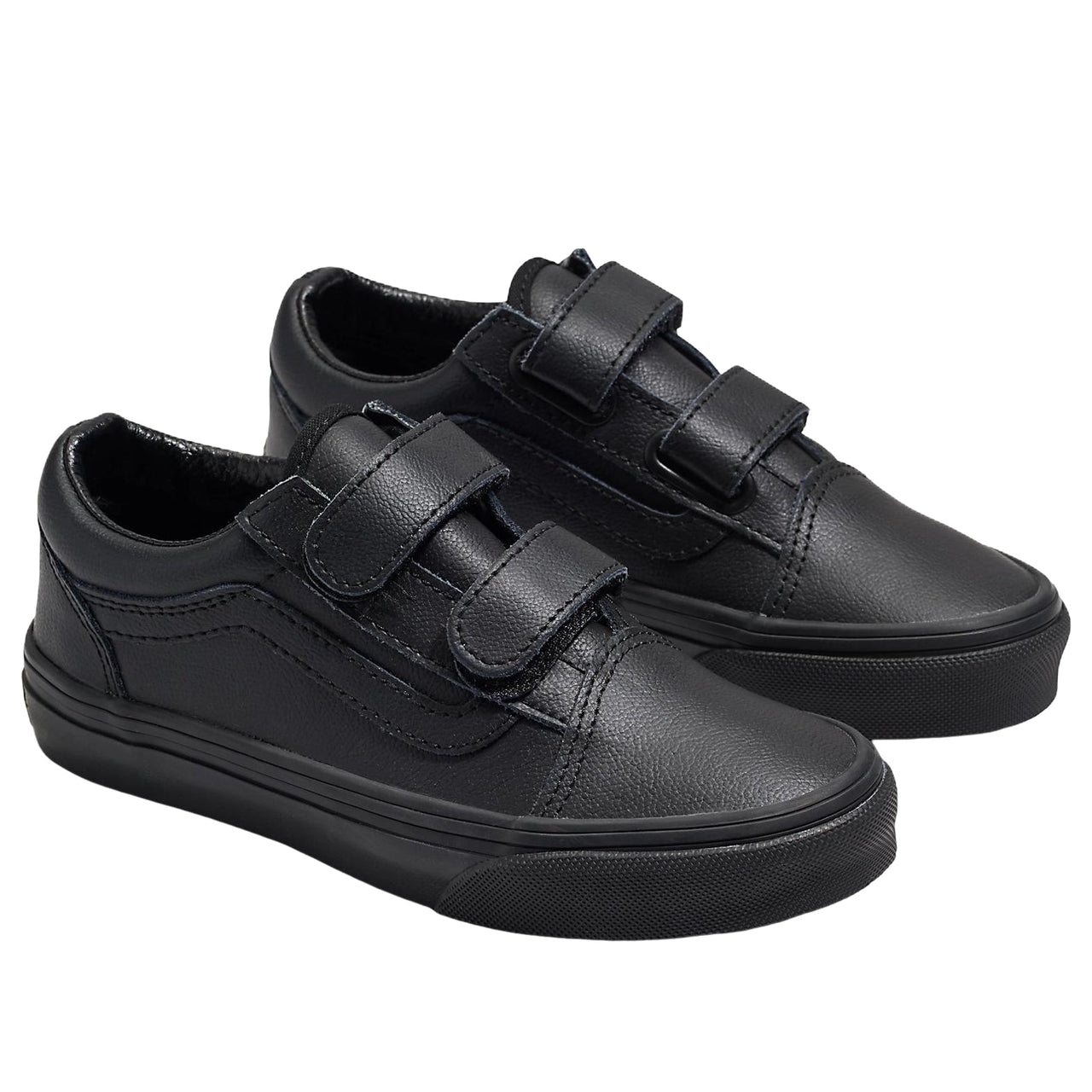 (PS) Vans Old Skool Hook and Loop Classic 'Black' VN000CYAHF9