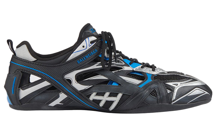 Balenciaga Drive Sneakers 'Black Silver Blue' 624343W2FD11041