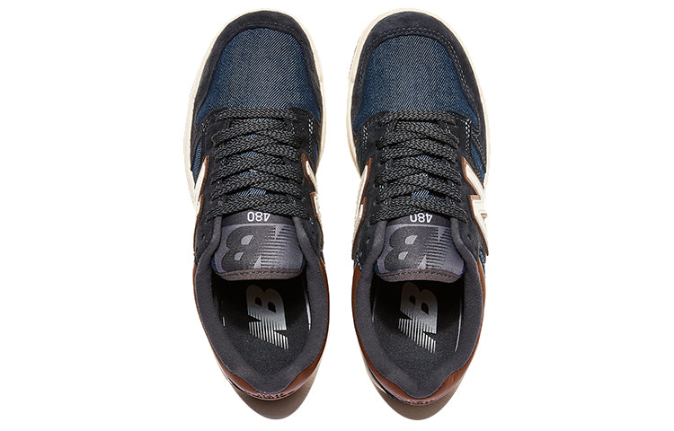 New Balance 480 Series Denim-Blue 'Blue Brown White' BB480LAM