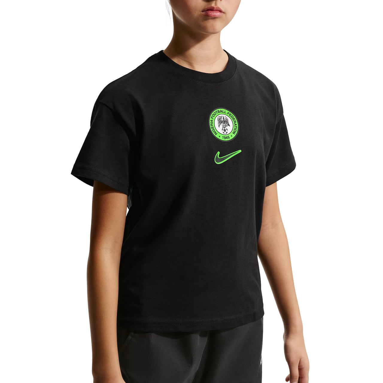 (GS) Nike Nigeria Premium Goalkeeper T-Shirt 'Black' IO4596-010