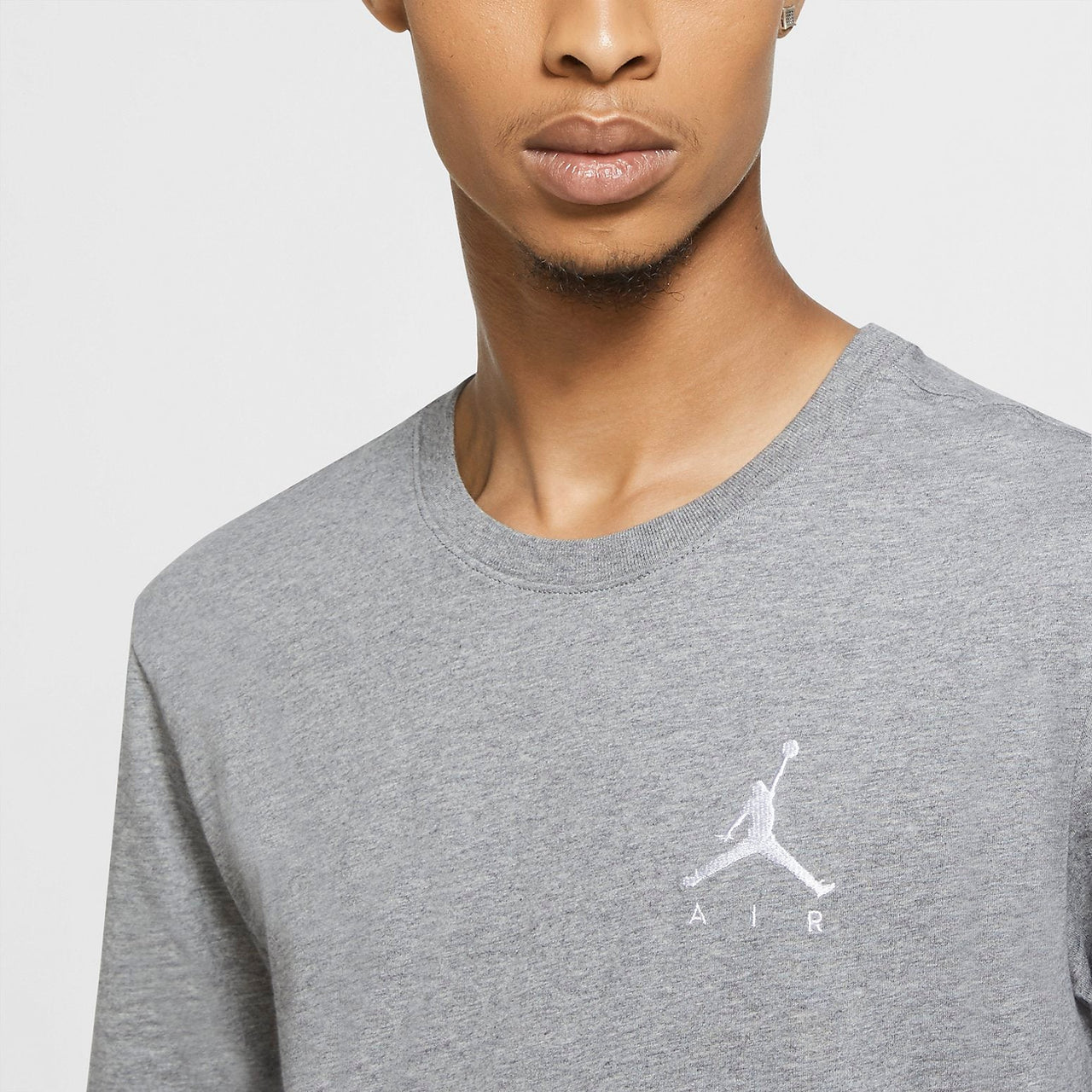 Air Jordan Jumpman Air Embroidered T-Shirt 'Grey' AH5297-091