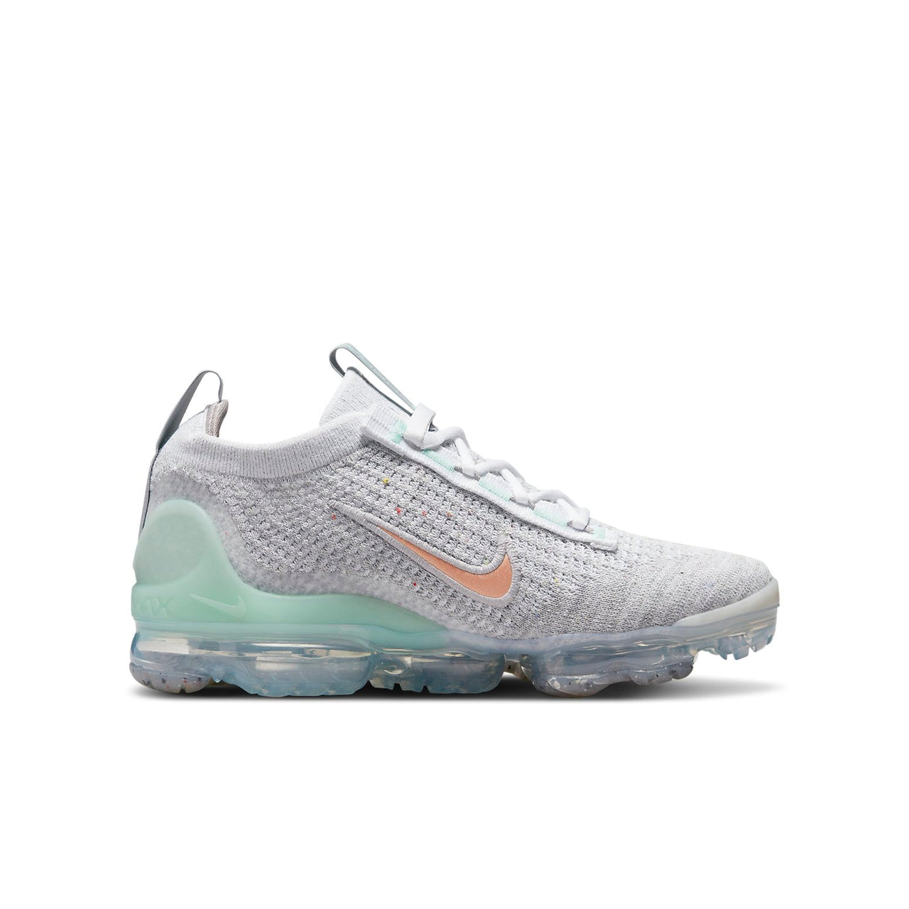 (GS) Nike Air VaporMax 2021 Flyknit 'Pure Platinum Mint Foam' DB1550-008