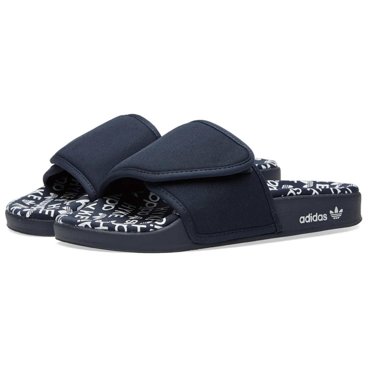 adidas originals Hyke x AOH-008 Slide Asia Sizing 'Night Navy' S79343
