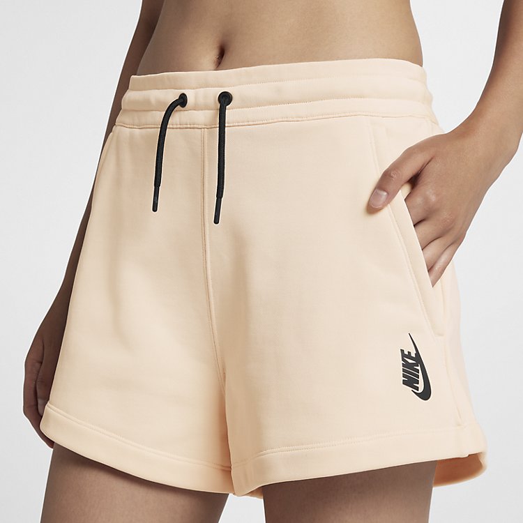 (WMNS) Nike NRG Fleece Short 'Tan' 923851-838