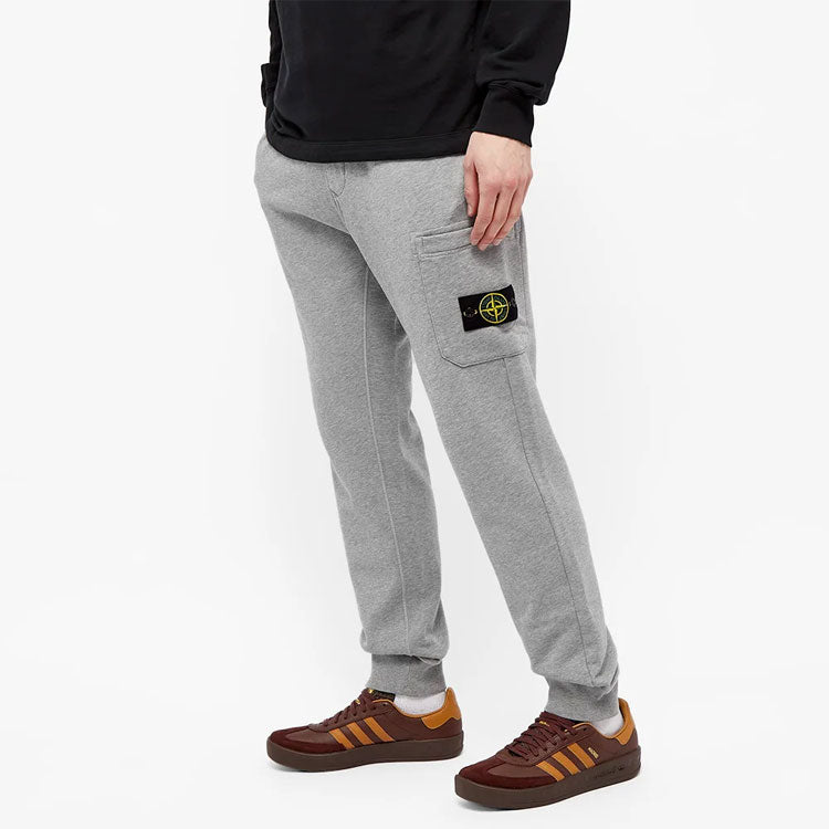 STONE ISLAND Garment Dyed Pocket Pants 'Grey Marl' 741564551-V0M64