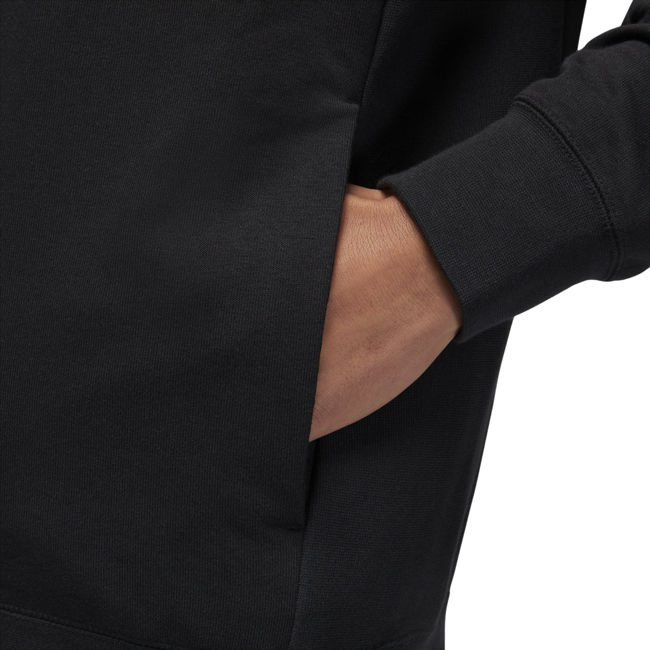 Air Jordan Solid Color Pullover Hoodie Men's Black DQ7328-010