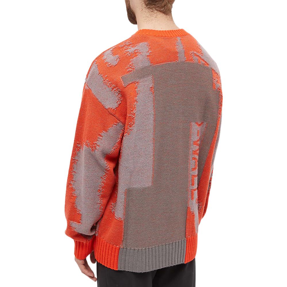 A-COLD-WALL* Erosion Oversized Crew Knit 'Volt Red' ACWMK077-RD