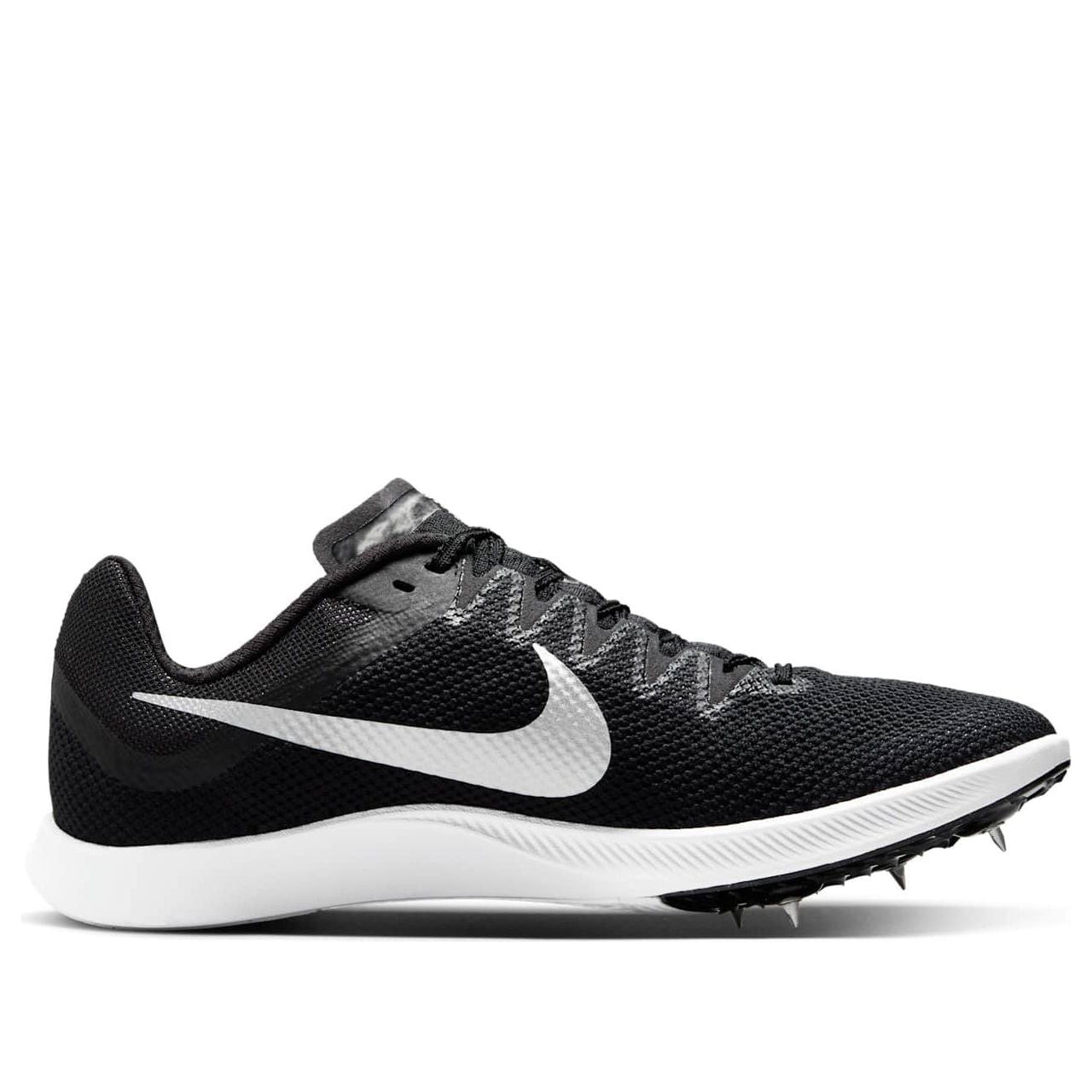 Nike Air Zoom Rival Distance Spikes 'Black Metallic Silver' FZ9653-001