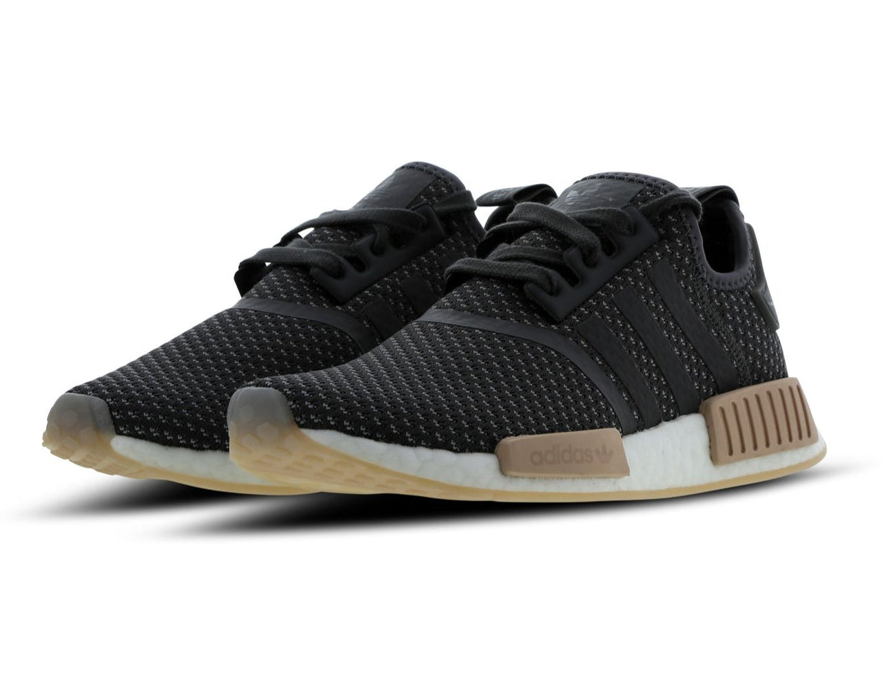 (WMNS) adidas originals NMD_R1 'Black White Tan' BB9091